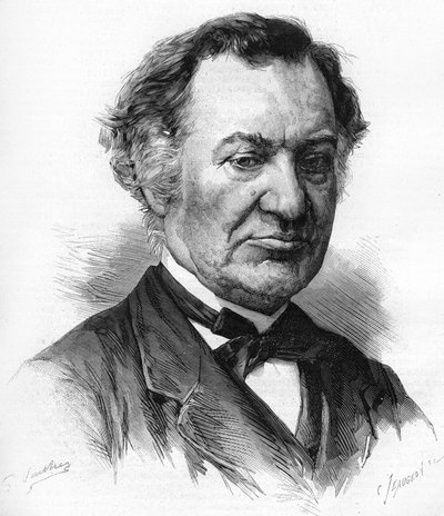 Porträtt av Louis Veuillot (1813-1883), fransk journalist och författare. av Unknown artist