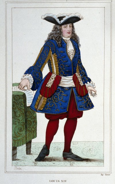 Porträtt av Ludvig XIV (1638 - 1715), kung av Frankrike. av Unknown artist