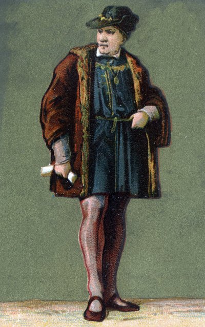 Porträtt av Ludvig XI (1423-1483), kung av Frankrike. av Unknown artist