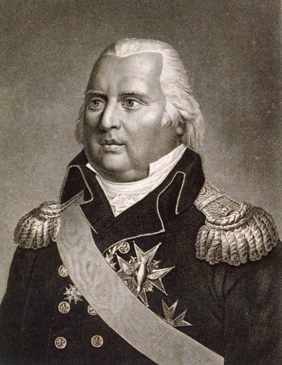 Porträtt av Ludvig XVIII (1755 - 1824), kung av Frankrike av Unknown artist