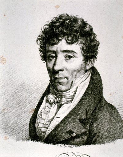 Porträtt av Luigi Cherubini (etsning) av Unknown Artist