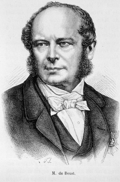 Porträtt av M. de Beust av Unknown artist