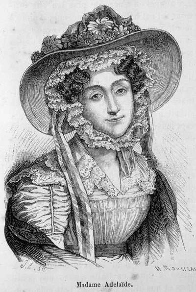 Porträtt av Madame Adelaide av Unknown artist