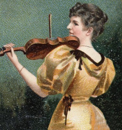 Porträtt av Madame Norman-Neruda av Unknown artist
