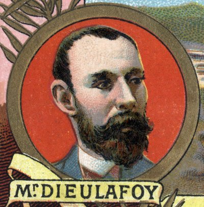 Porträtt av Marcel Auguste Dieulafoy av Unknown artist