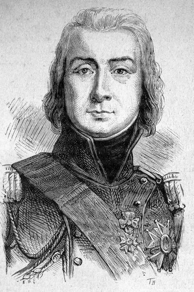 Porträtt av Marechal Bessieres, hertig av Istrien (1768 - 1813) - i "" Les Contemporains", n.d. sent 1800-tal. av Unknown artist
