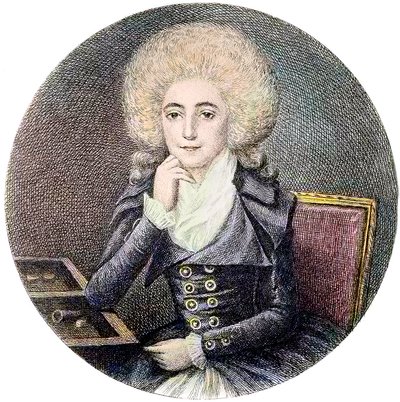 Porträtt av Marie Adrienne Francoise de Noailles, Marquise de La Fayette av Unknown artist