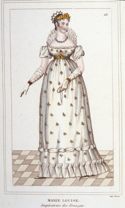 Porträtt av Marie Louise av Habsburg Lorraine. Kejsarinnan av fransmännen (Wien av Unknown artist