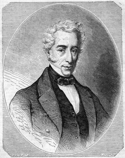 Porträtt av Martinez de la Rosa, Francisco (1787-1862), spansk politiker och författare. av Unknown artist