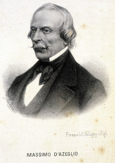 Porträtt av Massimo Taparelli, markis d
