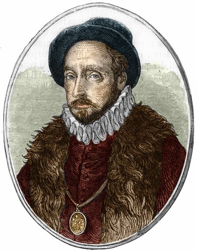 Porträtt av Michel de Montaigne (1533-1592), fransk författare. av Unknown artist