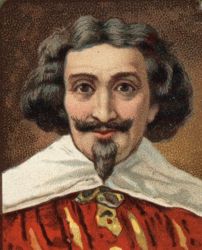 Porträtt av Miguel de Cervantes (1547-1616) den spanske författaren Miguel Cervantes de Saavedra. av Unknown artist