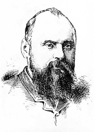 Porträtt av Miles Alekiievich Balakirev (1837 - 1910). av Unknown artist