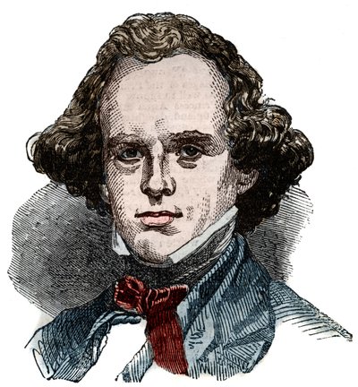 Porträtt av Nathaniel Hawthorne (1804-1864), amerikansk författare. av Unknown artist