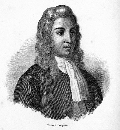 Porträtt av Nicola Porpora (1686 - 1768), italiensk kompositör. av Unknown artist
