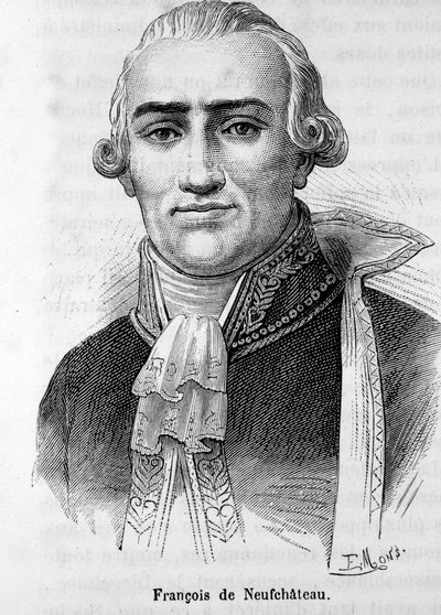 Porträtt av Nicolas Louis Francois de Neufchateau (1750-1828), fransk författare och politiker. av Unknown artist