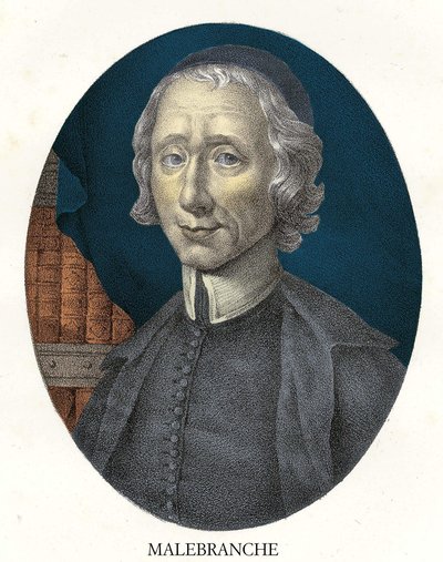 Porträtt av Nicolas Malebranche (1638 - 1715), fransk filosof och teolog. av Unknown artist