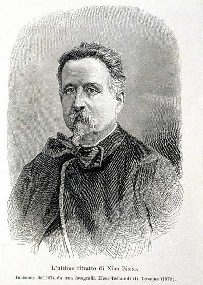 Porträtt av Nino Bixio (1821-1873), italiensk politiker av Unknown artist