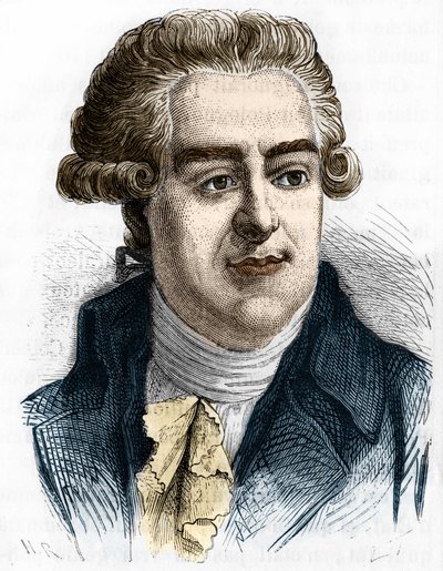 Porträtt av Pascal (Pasquale) Paoli (1725-1807), Patriote Corsica av Unknown artist