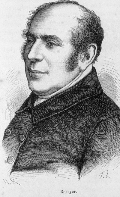 Porträtt av Pierre Antoine (Pierre-Antoine) Berryer (1790-1868) (Berryer fils), fransk advokat och politiker av Unknown artist