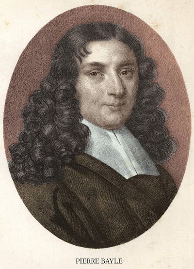 Porträtt av Pierre Bayle, fransk filosof och författare (1647-1706) av Unknown artist