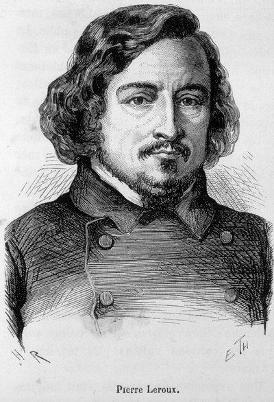 Porträtt av Pierre Leroux, fransk filosof, publicist och politiker (1797 - 1871) av Unknown artist