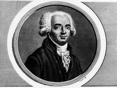 Porträtt av Pierre Louis Manuel (1751-1793) deputerad av Seine vid den nationella kongressen. Gravyr i "" Komplett samling av historiska målningar från den franska revolutionen, i tre volymer.""" 1804. av Unknown artist