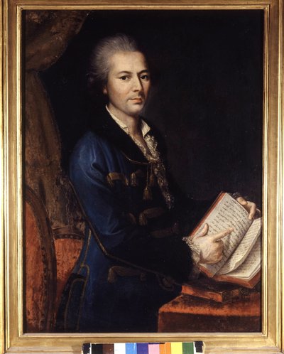 Porträtt av Pietro Verri (1728 - 1797). Anonym målning. 1700- eller 1800-talet. Museo de Milan av Unknown artist