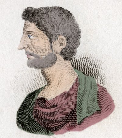Porträtt av Pompee den store (Gneo Pompeo den store eller Gnaeus Pompeius Magnus av Unknown artist
