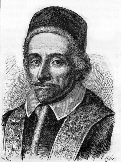 Porträtt av påven Innocentius XI (Benedetto Odescalchi) 1611-1689. av Unknown artist