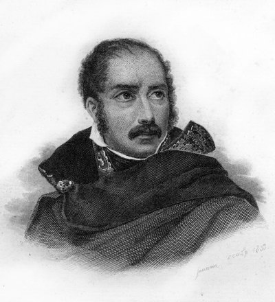 Porträtt av prins Eugene Rose de Beauharnais (1781-1824, son till Alexandre de Beauharnais och Josephine) - gravyr av Unknown artist