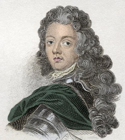 Porträtt av prins Eugene av Savoie-Carignan (Savoie Carignan, greve av Soissons (1663-1736), fransk militär. Gravyr från 1800-talet. av Unknown artist