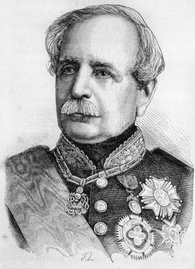 Porträtt av Randon (1795 - 1871), marskalk av Frankrike av Unknown artist