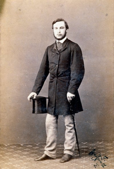 Porträtt av Ricciotti Garibaldi (1847-1924), son till den italienske patrioten Giuseppe Garibaldi och hans första fru Anita av Unknown artist