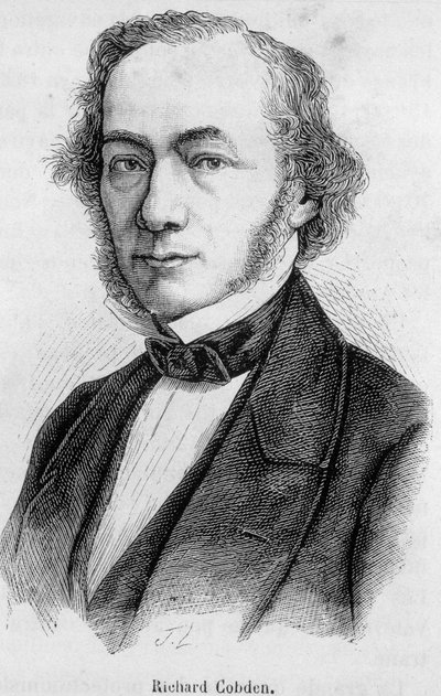 Porträtt av Richard Gobden av Unknown artist