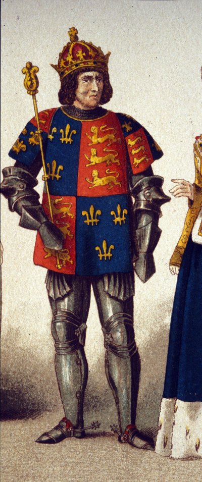 Porträtt av Richard III (1452 - 1485), kung av England. av Unknown artist