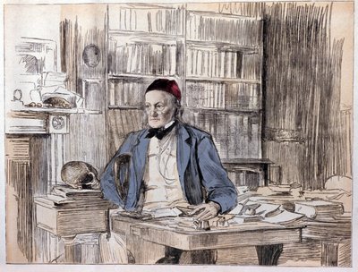 Porträtt av Richard Owen (1810-1890), engelsk naturforskare. av Unknown artist