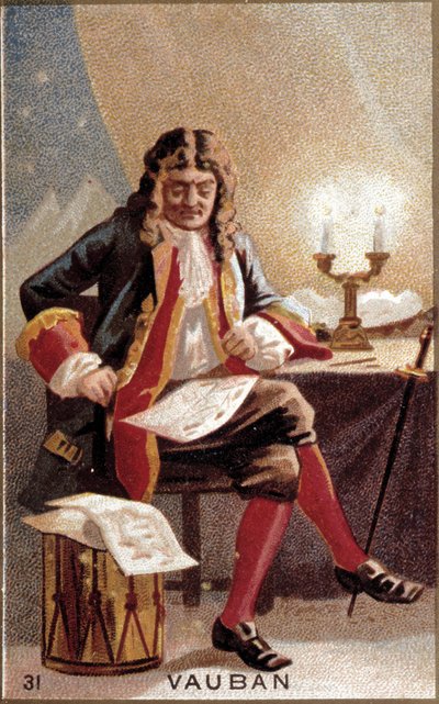 Porträtt av Sébastien Le Prestre de Vauban (1633-1707), marskalk av Frankrike. av Unknown artist