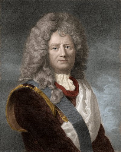 Porträtt av Sebastian the Prestre Lord of Vauban (1633-1707), marskalk av Frankrike - Sebastien Le Prestre De Vauban (1633-1707) av Unknown artist