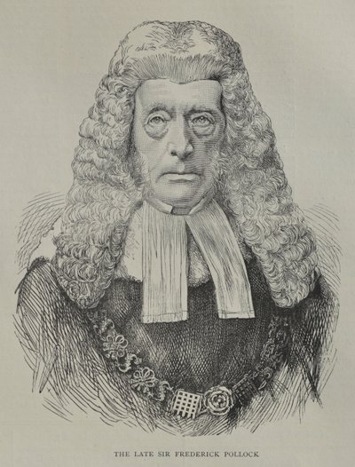 Porträtt av Sir Frederick Pollock av Unknown artist