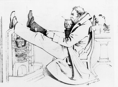 Porträtt av Sir John Ross - i "The North West Passage" av George Malcolm Thomson. av Unknown artist