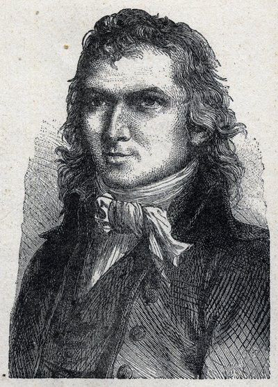 Porträtt av Stanislas Joseph Francois Xavier Rovere (1748-1798), fransk soldat och rojalistdeputerad. av Unknown artist