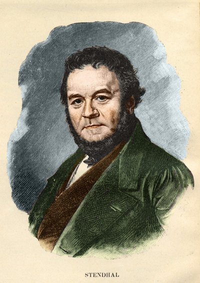 Porträtt av Stendhal (Henry Beyle) (Grenoble av Unknown artist
