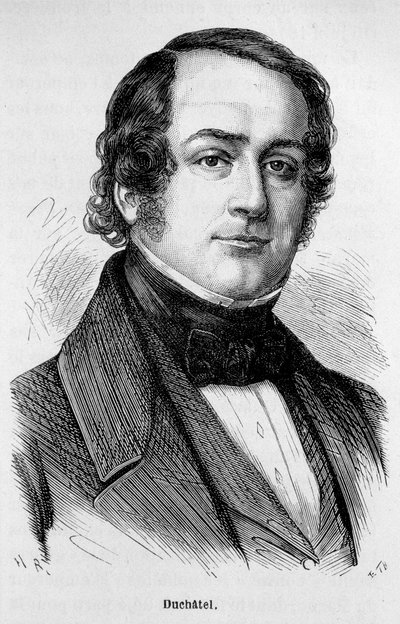 Porträtt av Tanneguy Duchatel (1803-1867), fransk politiker. av Unknown artist