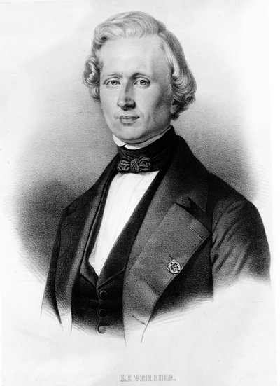 Porträtt av Urban Le Verrier (1811-1877) av Unknown artist