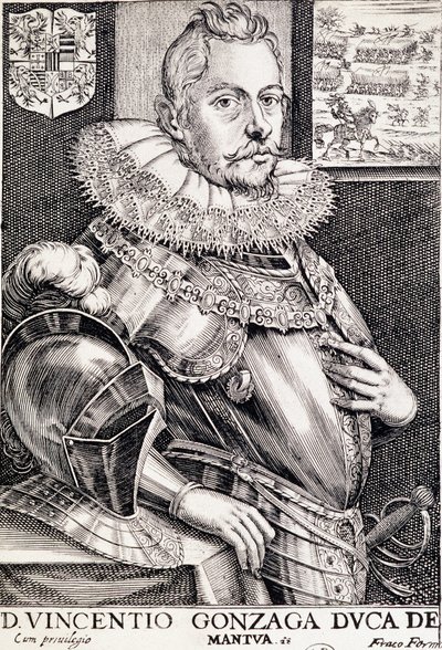 Porträtt av Vincent Gonzague, hertig av Mantua av Unknown artist
