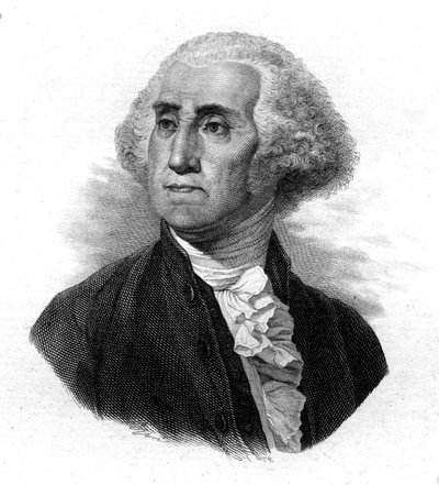 Porträtt av Washington av Unknown artist