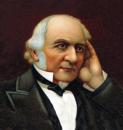 Porträtt av William Ewart Gladstone (1809-1898), brittisk politiker av Unknown artist