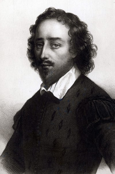 Porträtt av William Shakespeare. Engelsk dramapoet (1564 till 1616) av Unknown artist