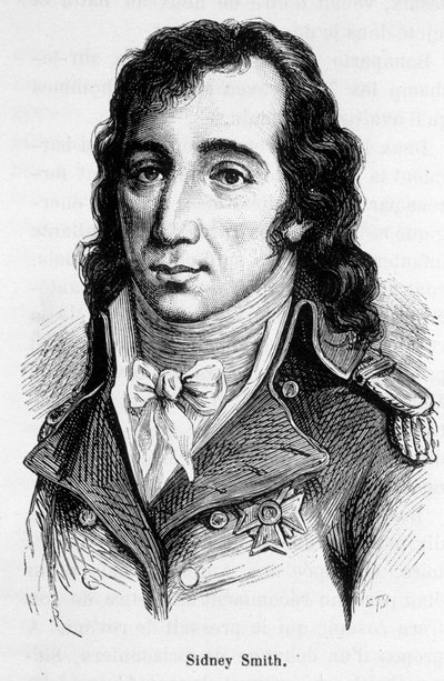 Porträtt av William Sidney Smith (1764-1840), engelsk amiral. av Unknown artist